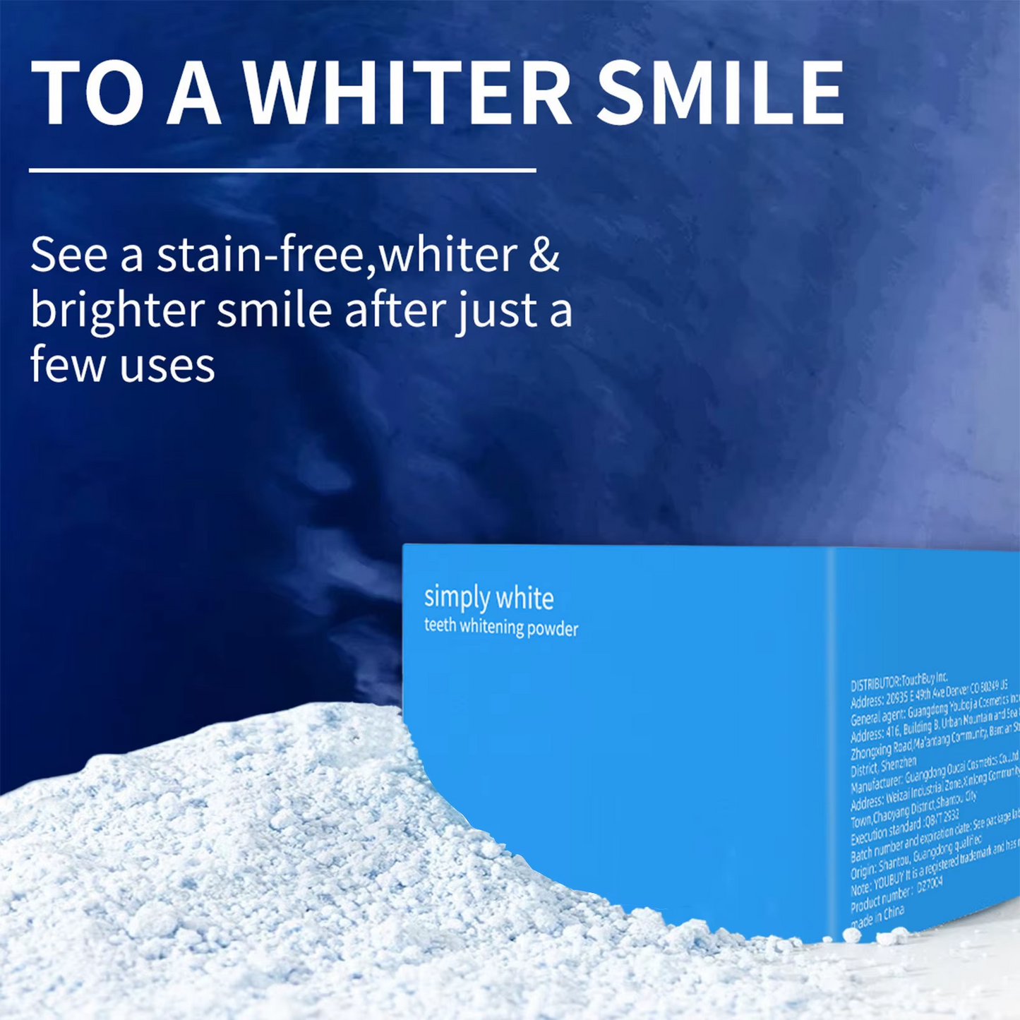 Whitening Powder for a Radiant, Brighter Smile