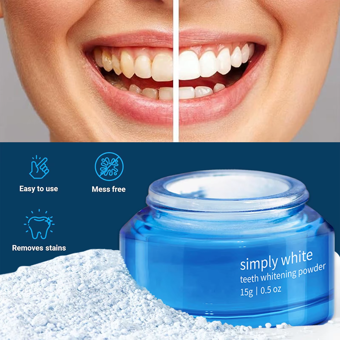 Whitening Powder for a Radiant, Brighter Smile