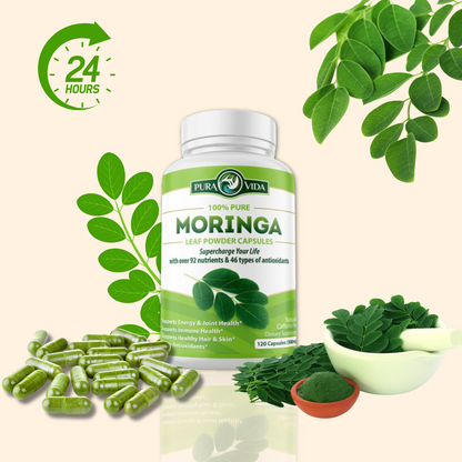 Moringa Leaf Capsules (500mg)