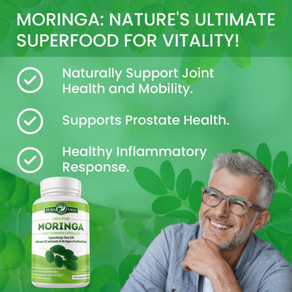 Moringa Leaf Capsules (500mg)