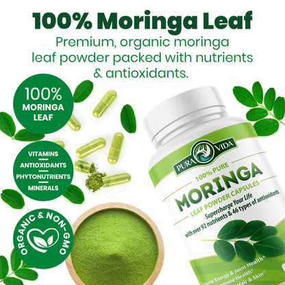 Moringa Leaf Capsules (500mg)